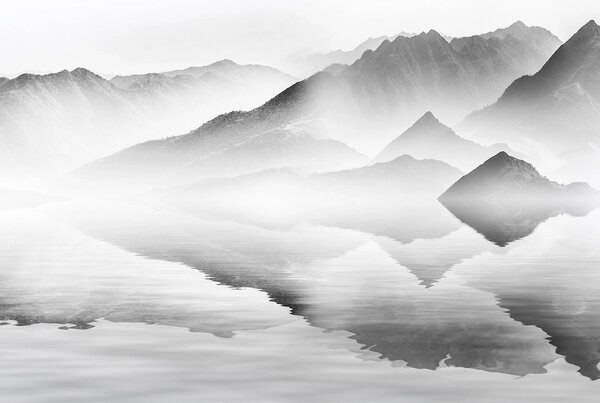 Fototapeta na míru Jezero a Hory | Vliesová fototapeta na zed' | DFTNS1284