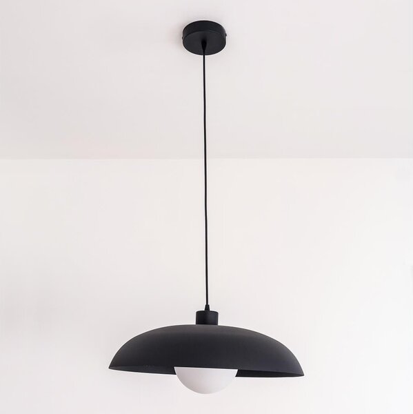 Lustr na lanku ECLIPSE 1xE27/15W/230V černá
