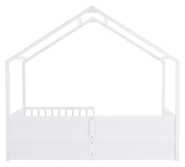 KONDELA Montessori postel, 90x200, bílá, masiv, BIANKA