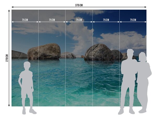 Fototapeta na míru Balvany v Oceánu | Vliesová fototapeta na zed' | DFTNS2452