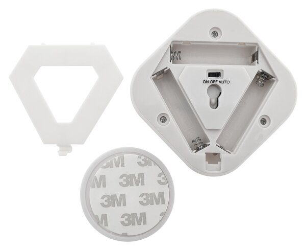 LED Noční světlo se senzorem LED/0,5W/4,5V 3xAAA bílá