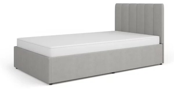 Jednolůžková čalouněná postel 120x200 AUROVA - šedá