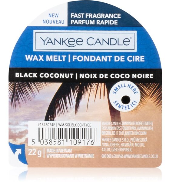 Yankee Candle Black Coconut vosk do aromalampy 22 g