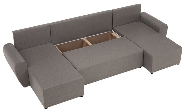 KONDELA Univerzální sedací souprava, šedobéžová Taupe, DAKAR NEW U
