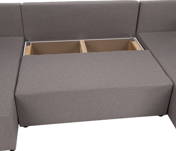 KONDELA Univerzální sedací souprava, šedobéžová Taupe, DAKAR NEW U