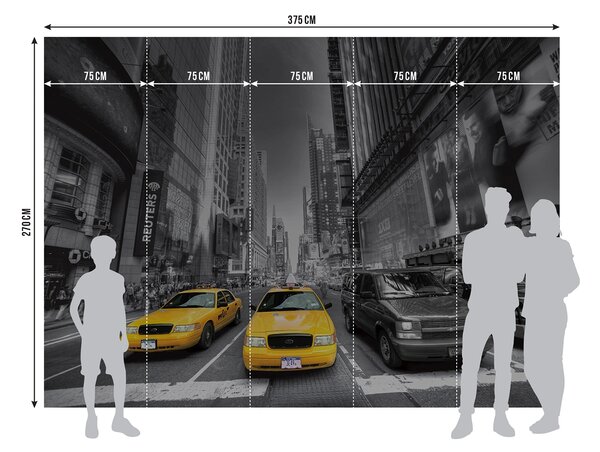 Fototapeta na míru V Ulicích New Yorku | Vliesová fototapeta na zed' | DFTNS2474