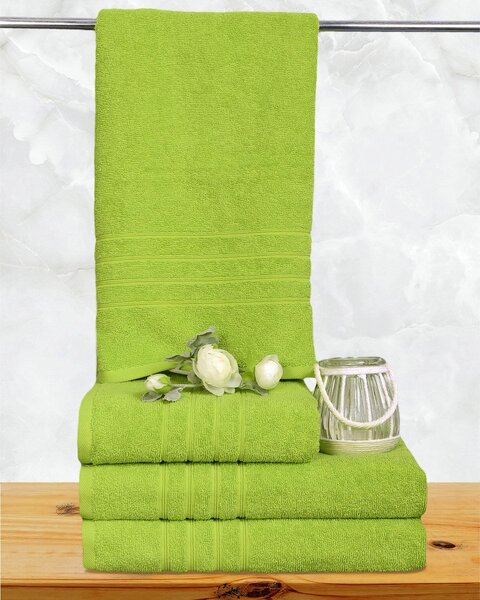 Forbyt froté ručník FINER, wellness, zelený, 50x95cm