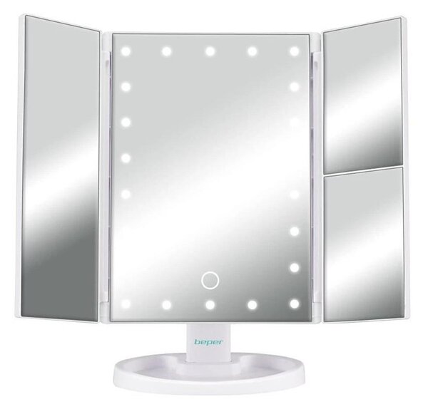 Beper - Kosmetické zrcátko s LED podsvícením 4xAAA/5V