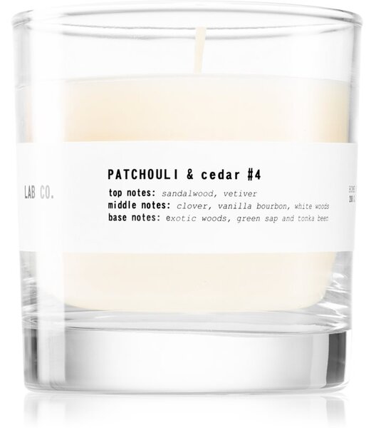 The Olphactory Lab Co. Patchouli & Cedar vonná svíčka 200 g