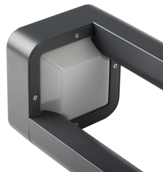 Kanlux 36552 - Venkovní nástěnné svítidlo PEVO 1xGX53/11W/230V IP44 antracit