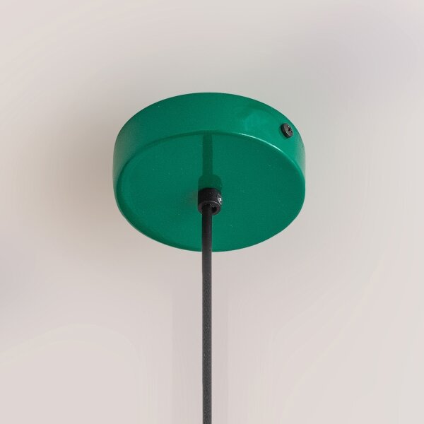 Lustr na lanku ETNA II 1xE27/15W/230V pr. 18,5 cm zelená