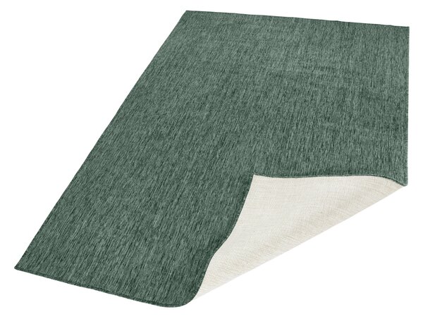 NORTHRUGS - Hanse Home koberce Kusový koberec Twin-Wendeteppiche 103095 grün creme – na ven i na doma - 80x250 cm