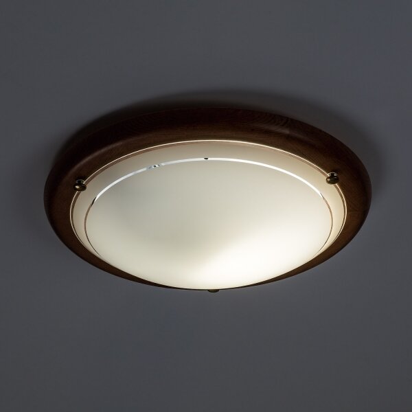 Brilagi - Stropní svítidlo ORBIS 1xE27/60W/230V pr. 30 cm borovice