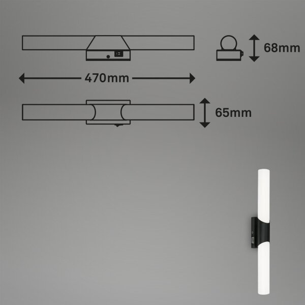 Briloner 2111-115 - LED Koupelnové osvětlení zrcadla LED/11W/230V IP44