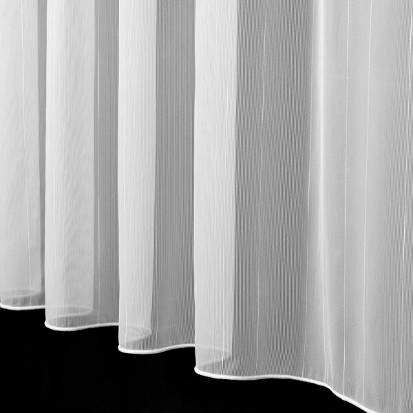 Brilltex Žakárová záclona 2887/10, pršíčko, přírodně bílá, s olůvkem, výška 180cm (v metráži)