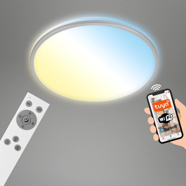 Briloner 3065-014 - LED Stm stropní svítidlo IVY 42W/230V Wi-Fi Tuya pr.49 cm+DO