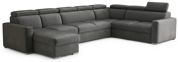 Sedací souprava PEDRO U | 170x380x250 | rozkládací + 3x úložný prostor | VÝBĚR TKANIN