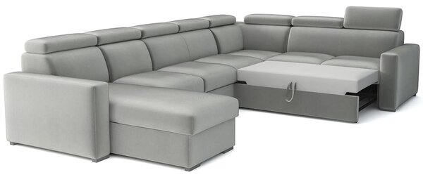 Sedací souprava PEDRO U | 170x380x250 | rozkládací + 3x úložný prostor | VÝBĚR TKANIN