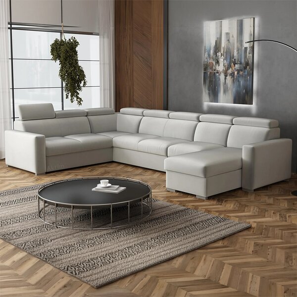 Sedací souprava PEDRO U | 250x380x170 | rozkládací + 3x úložný prostor | VÝBĚR TKANIN