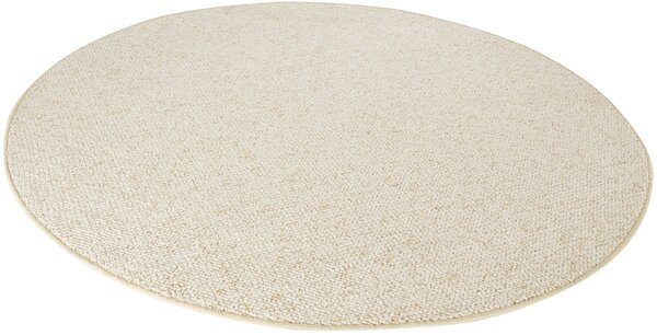 BT Carpet, Kusový koberec Wolly 102843 kruh, 200x200 (průměr) kruh, bílá, ložnice