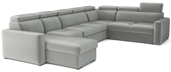 Sedací souprava PEDRO U | 170x380x250 | rozkládací + 3x úložný prostor | VÝBĚR TKANIN