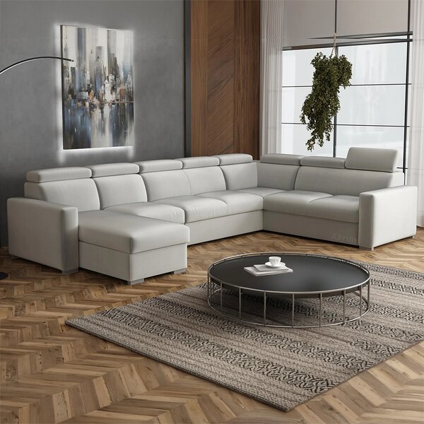Sedací souprava PEDRO U | 170x380x250 | rozkládací + 3x úložný prostor | VÝBĚR TKANIN