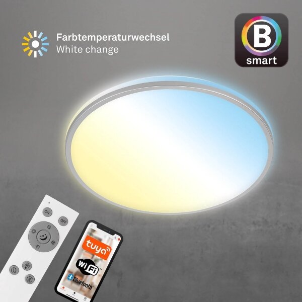 Briloner 3065-014 - LED Stm stropní svítidlo IVY 42W/230V Wi-Fi Tuya pr.49 cm+DO