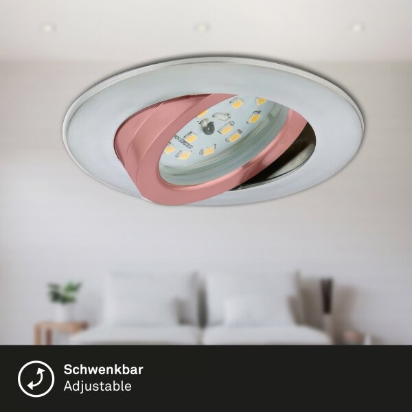 Briloner 7296-039 - SADA 3x LED Koupel podhledové svítidlo LED/6,5W/230V IP23