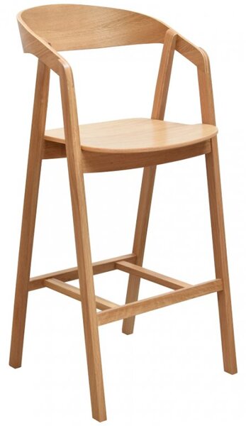 Barová židle GURU EMPIRE dubová