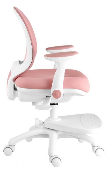 Dětská rostoucí židle Neoseat KIDDY ONE — látka, růžová