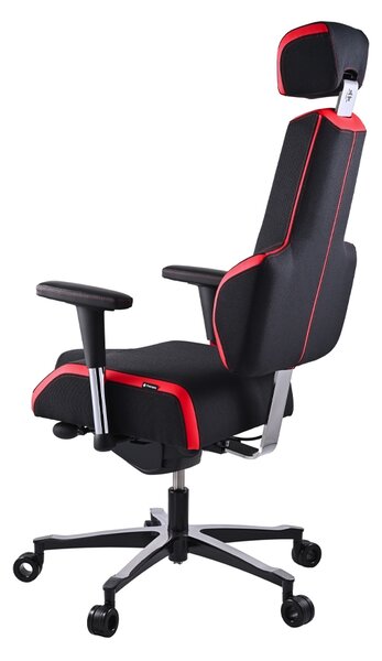 Zdravotní herní židle THERAPIA E+GAMER –⁠ černo-červená