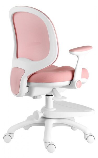 Dětská rostoucí židle Neoseat KIDDY ONE — látka, růžová