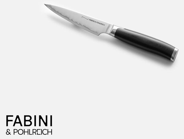 Fabini Nůž na zeleninu a špikování FABINI & Pohlreich, 9 cm - Kovaný nůž z prémiové japonské oceli