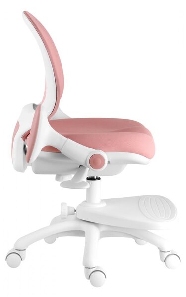 Dětská rostoucí židle Neoseat KIDDY ONE — látka, růžová