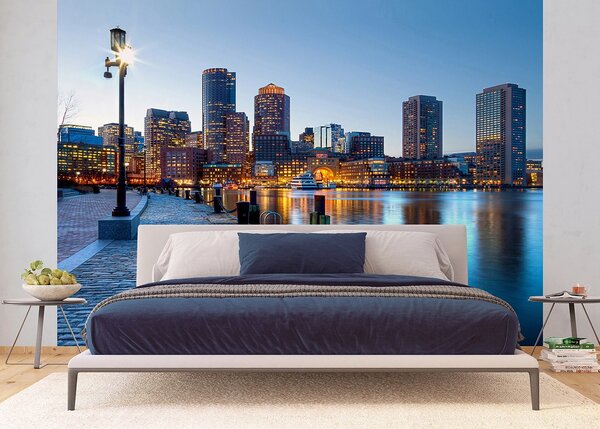 Fototapeta na míru Nábřeží ve Městě | Vliesová fototapeta na zed' | DFTNXXL1123