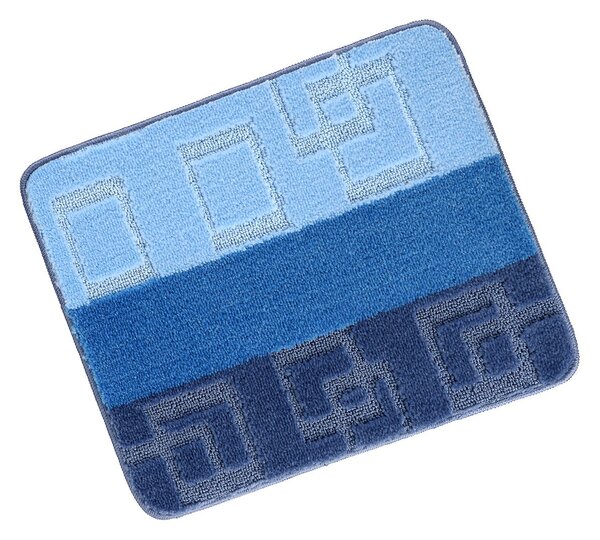 Bellatex Koupelnová předložka BANY, KOSTKY MODRÉ 60x50cm na WC