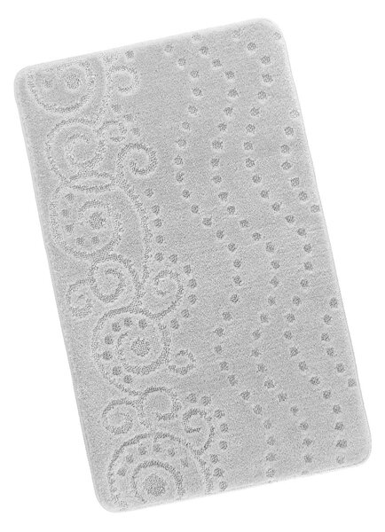 Bellatex Koupelnová předložka BANY, UNI ORNAMENT SVĚTLE ŠEDÝ 60x50cm na WC