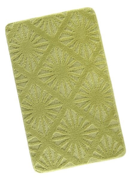 Bellatex Koupelnová předložka BANY, UNI PAPRSKY SVĚTLE ZELENÉ 60x50cm na WC