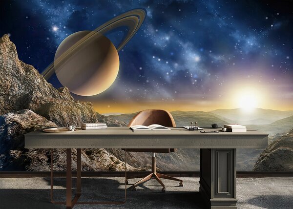 Fototapeta na míru Velkolepý Saturn | Vliesová fototapeta na zed' | DFTNXXL1126