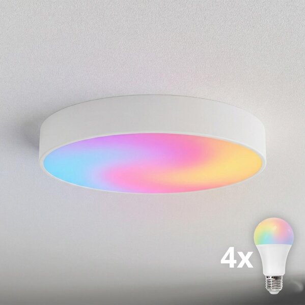 BRILAGI - LED RGBW Stmívatelné stropní svítidlo CLARE 4xE27/12W/230V bílá