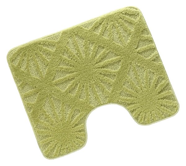 Bellatex Koupelnová předložka BANY, UNI PAPRSKY SVĚTLE ZELENÉ 60x50cm na WC