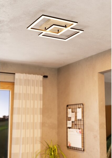 Eglo 99677 - LED Stmívatelný přisazený lustr LOMALTAS 4xLED/16W/230V 2700-6500K