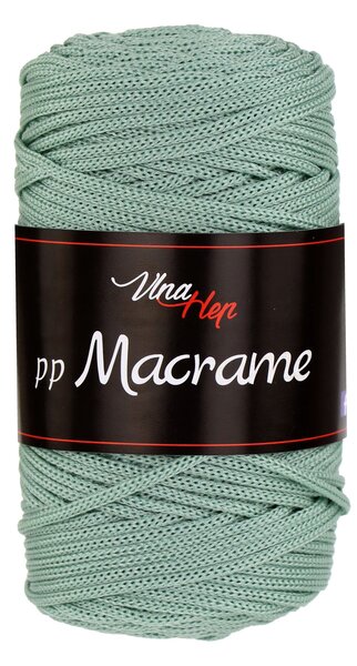 Pletací / háčkovací příze Vlna-Hep PP MACRAME 4134 mechově zelená, jednobarevná, 100g/85m