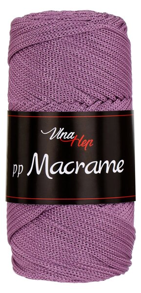 Pletací / háčkovací příze Vlna-Hep PP MACRAME 4058 lila fialová, jednobarevná, 100g/85m