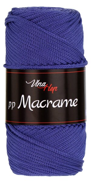 Pletací / háčkovací příze Vlna-Hep PP MACRAME 4108 fialová, jednobarevná, 100g/85m