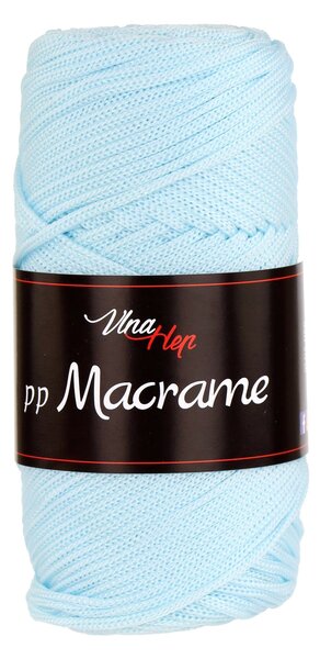 Pletací / háčkovací příze Vlna-Hep PP MACRAME 4080 světle modrá, jednobarevná, 100g/85m