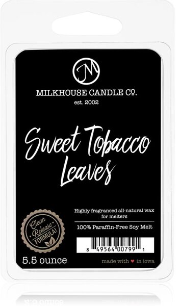 Milkhouse Candle Co. Creamery Sweet Tobacco Leaves vosk do aromalampy 155 g