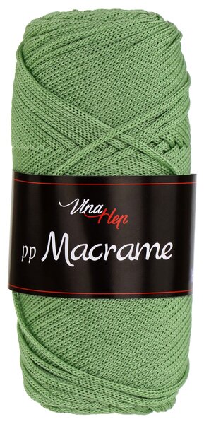 Pletací / háčkovací příze Vlna-Hep PP MACRAME 4149 světle zelená olivová, jednobarevná, 100g/85m