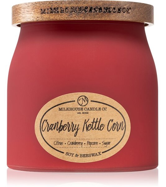 Milkhouse Candle Co. Sentiments Cranberry Kettle Corn vonná svíčka 454 g