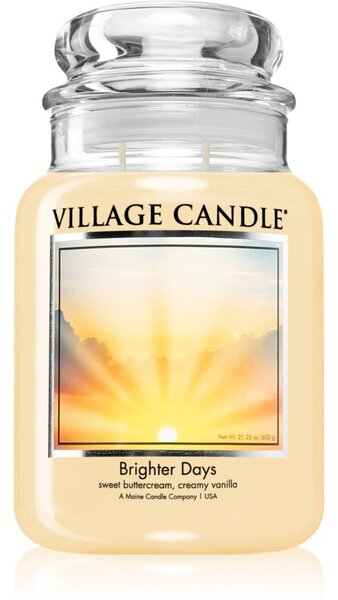 Village Candle Brighter Days vonná svíčka (Glass Lid) 602 g